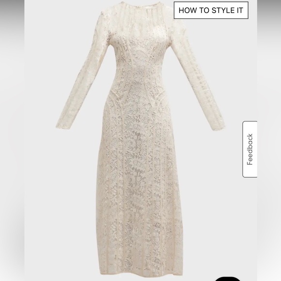 EUC Zimmermann Devi Lace Long-Sleeve Midi Dress - Picture 2 of 8